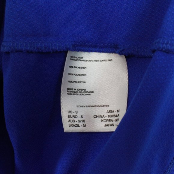 New Balance NBDry Blue Long Sleeve Crewneck Lightweight Activewear Shirt Size S - Picture 8 of 10